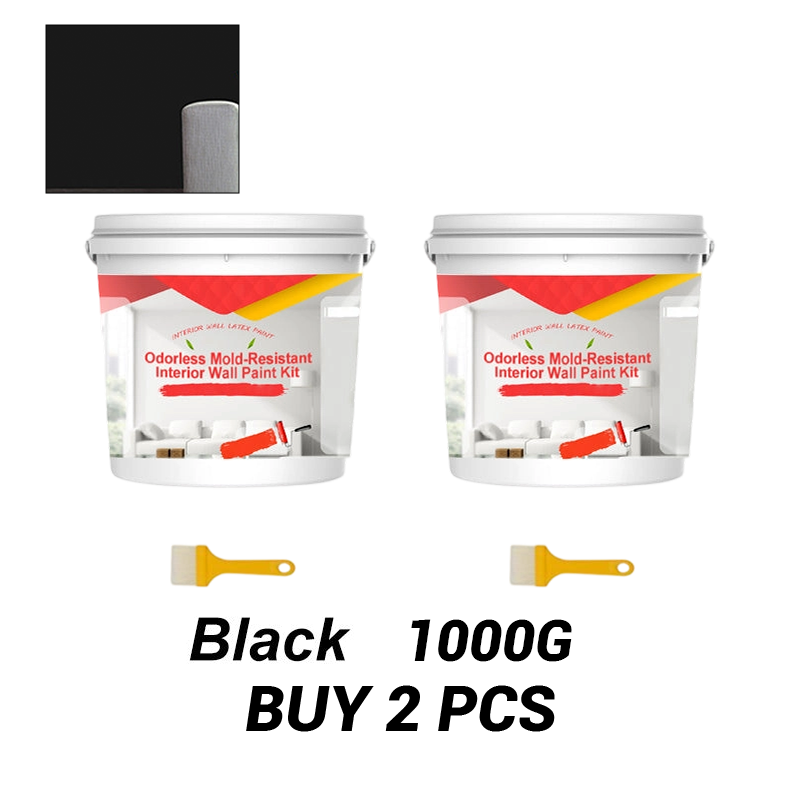 Odorless Mold-Resistant Interior Wall Paint Kit