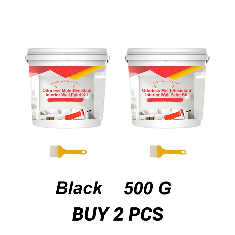 Odorless Mold-Resistant Interior Wall Paint Kit