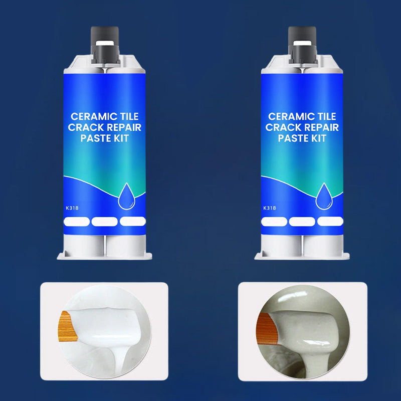 🪒PVZXR® Worry-Free Helper🏗!Ceramic Tile Crack Repair Paste Kit