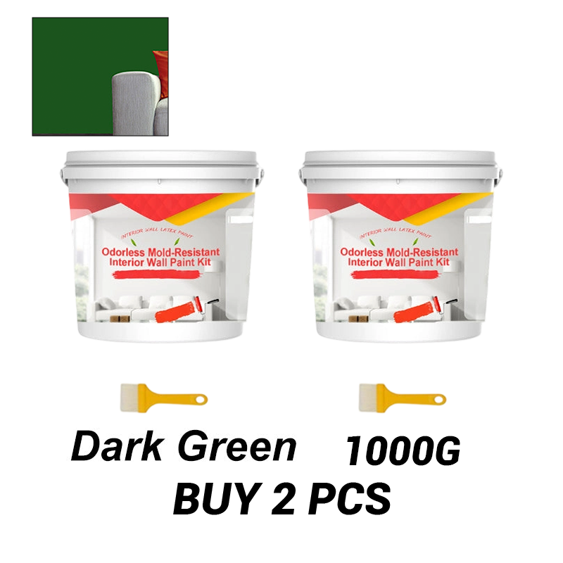 Odorless Mold-Resistant Interior Wall Paint Kit