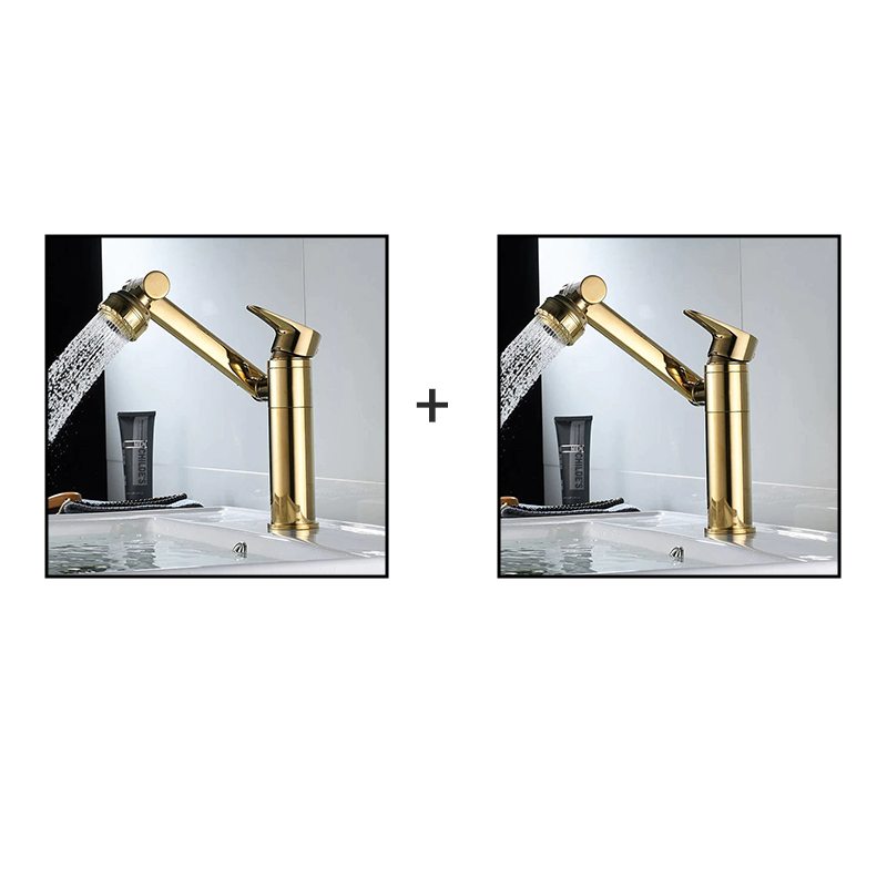 PVZXR®🔥Single Hole Hot And Cold Water Faucet Universal Swivel Basin Faucet