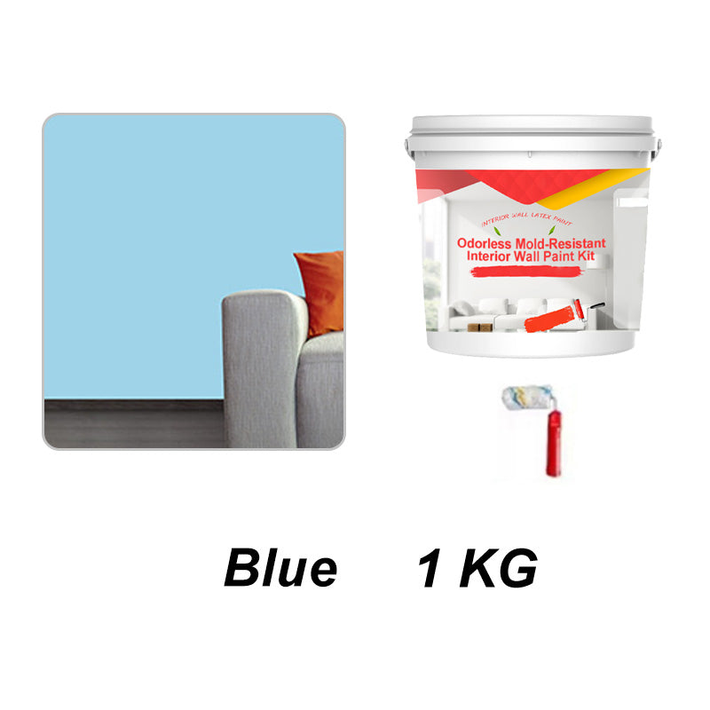 Odorless Mold-Resistant Interior Wall Paint Kit