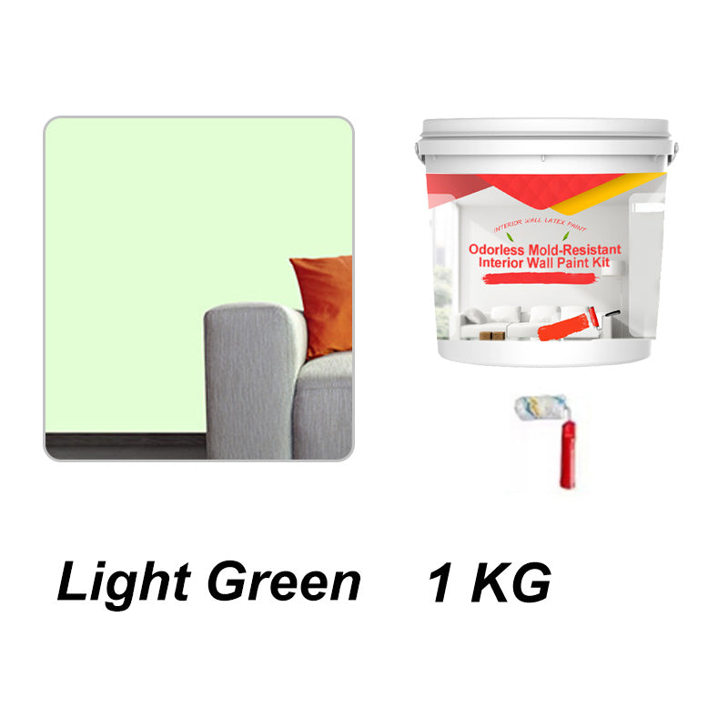 Odorless Mold-Resistant Interior Wall Paint Kit