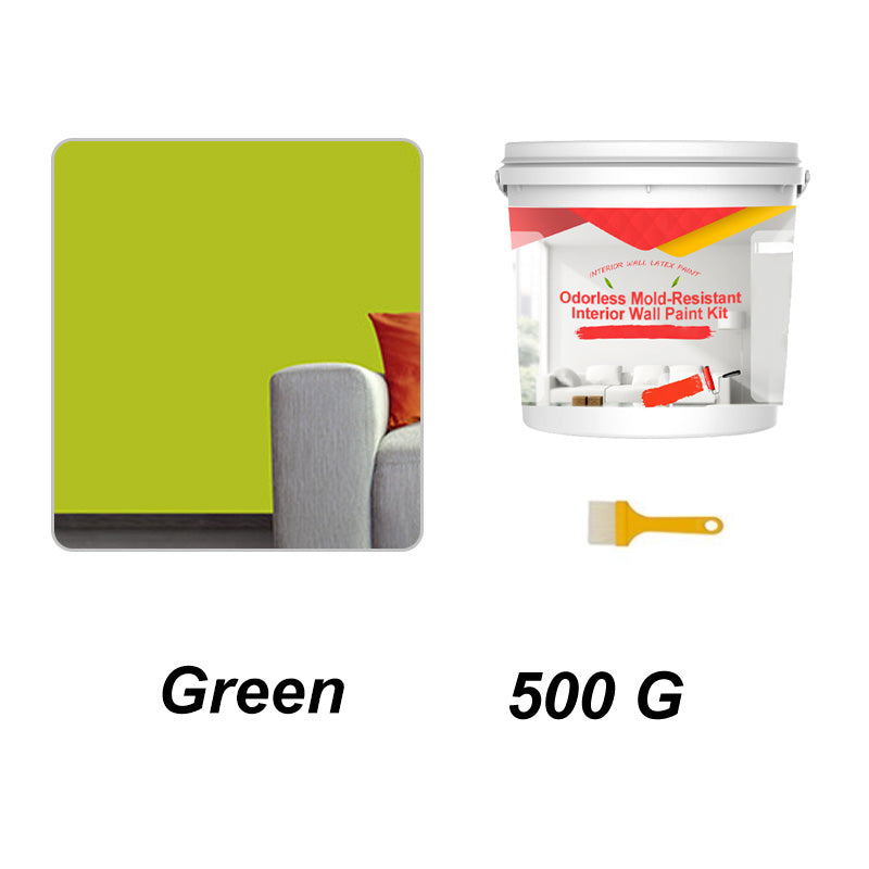 Odorless Mold-Resistant Interior Wall Paint Kit