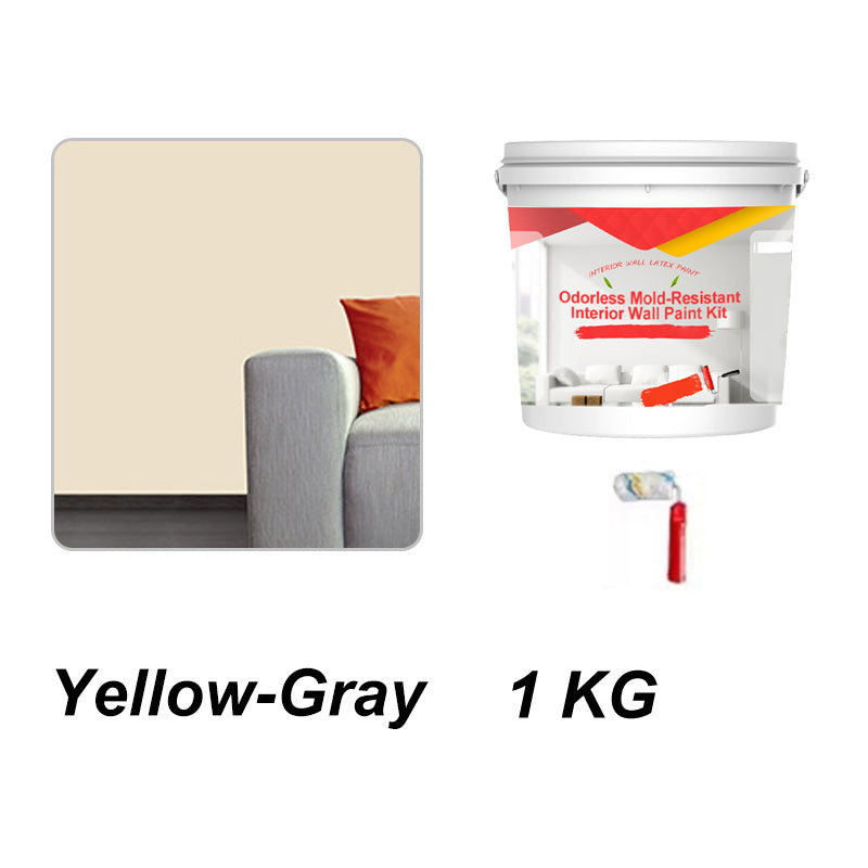 Odorless Mold-Resistant Interior Wall Paint Kit