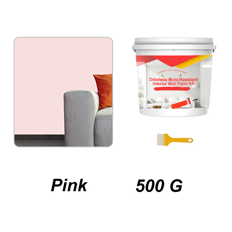 Odorless Mold-Resistant Interior Wall Paint Kit
