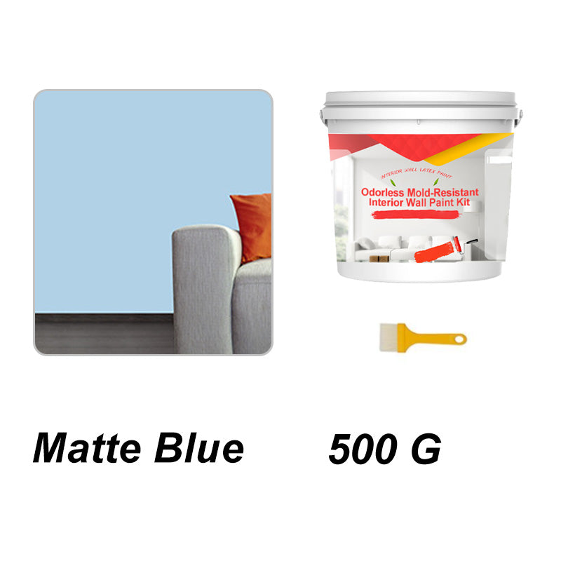 Odorless Mold-Resistant Interior Wall Paint Kit