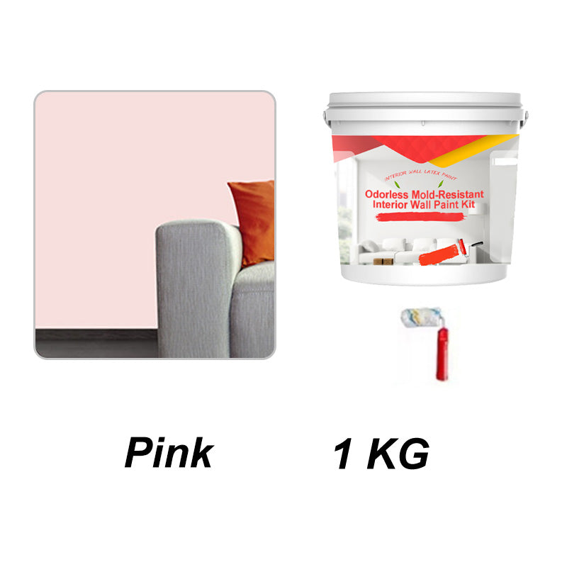 Odorless Mold-Resistant Interior Wall Paint Kit