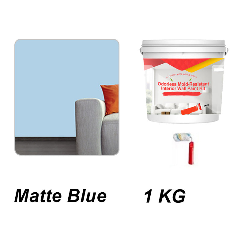 Odorless Mold-Resistant Interior Wall Paint Kit