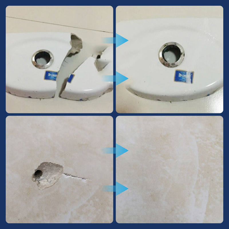 🪒PVZXR® Worry-Free Helper🏗!Ceramic Tile Crack Repair Paste Kit