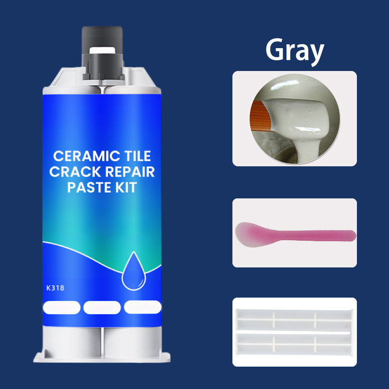 🪒PVZXR® Worry-Free Helper🏗!Ceramic Tile Crack Repair Paste Kit