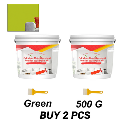 Odorless Mold-Resistant Interior Wall Paint Kit