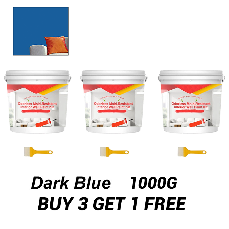 Odorless Mold-Resistant Interior Wall Paint Kit
