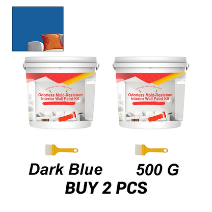 Odorless Mold-Resistant Interior Wall Paint Kit