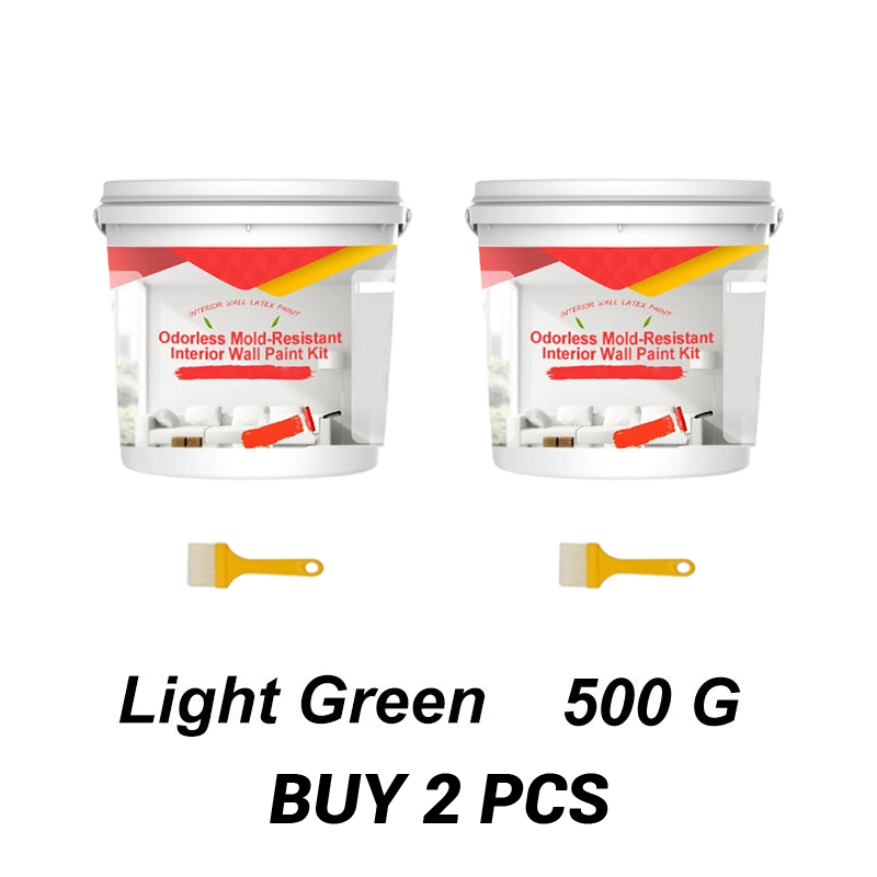 Odorless Mold-Resistant Interior Wall Paint Kit