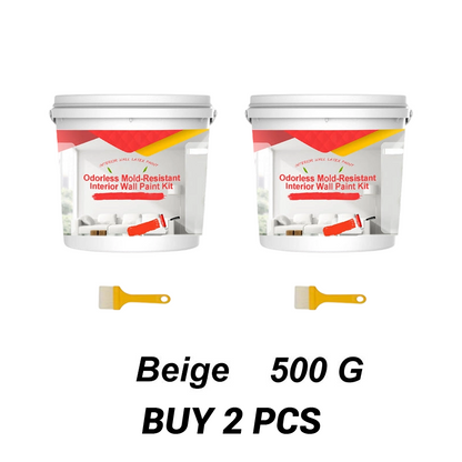 Odorless Mold-Resistant Interior Wall Paint Kit
