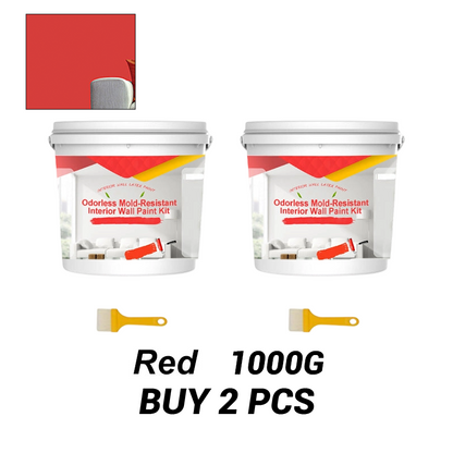 Odorless Mold-Resistant Interior Wall Paint Kit