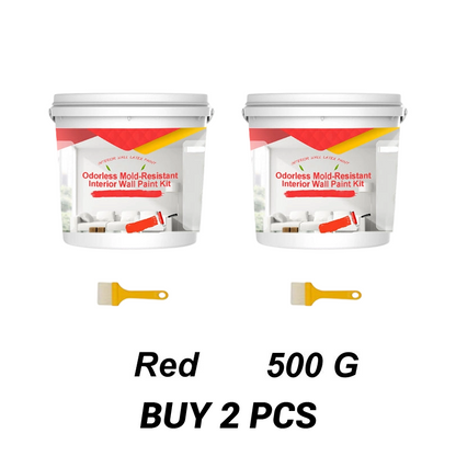 Odorless Mold-Resistant Interior Wall Paint Kit
