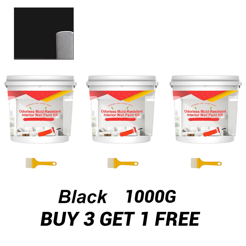 Odorless Mold-Resistant Interior Wall Paint Kit