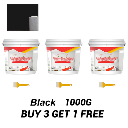 Odorless Mold-Resistant Interior Wall Paint Kit