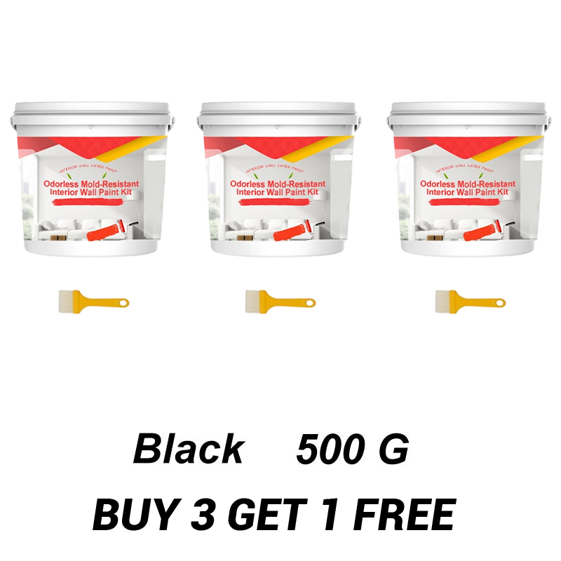 Odorless Mold-Resistant Interior Wall Paint Kit
