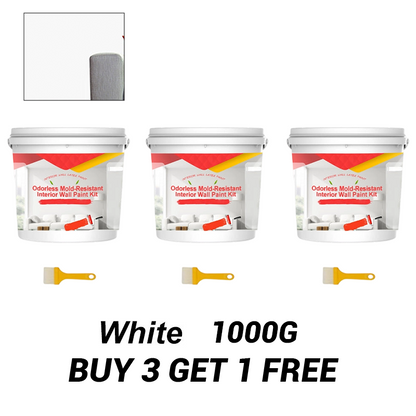 Odorless Mold-Resistant Interior Wall Paint Kit