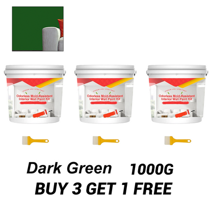 Odorless Mold-Resistant Interior Wall Paint Kit