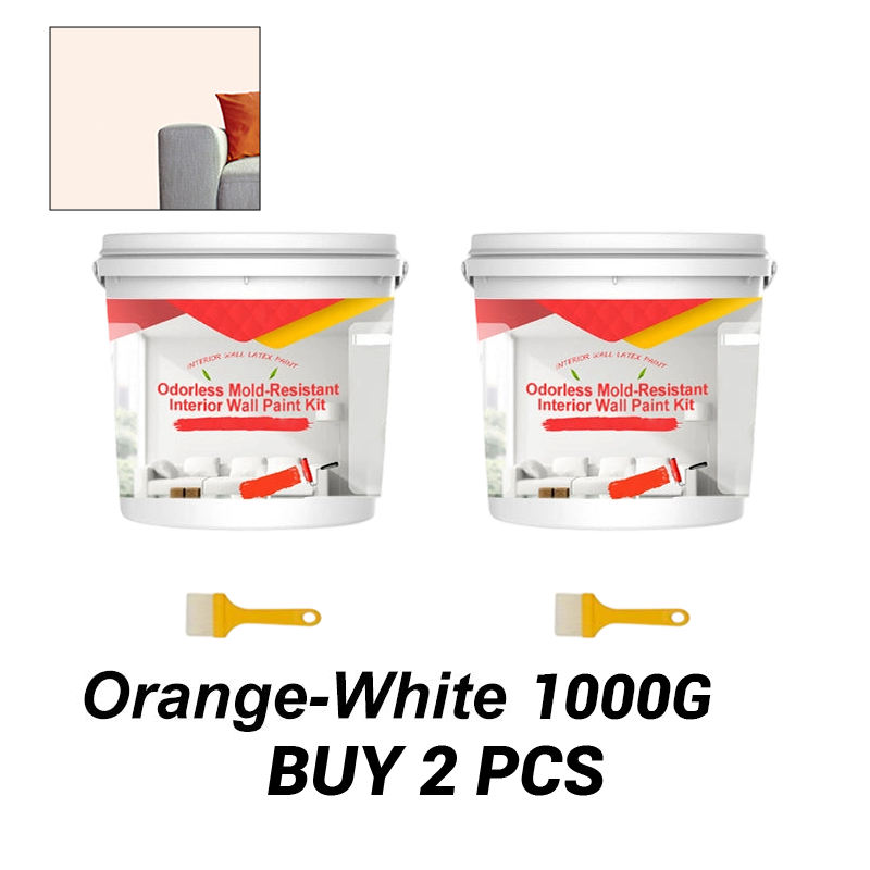 Odorless Mold-Resistant Interior Wall Paint Kit