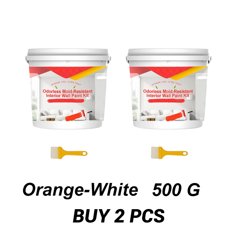 Odorless Mold-Resistant Interior Wall Paint Kit