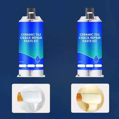 🪒PVZXR® Worry-Free Helper🏗！Ceramic Tile Crack Repair Paste Kit
