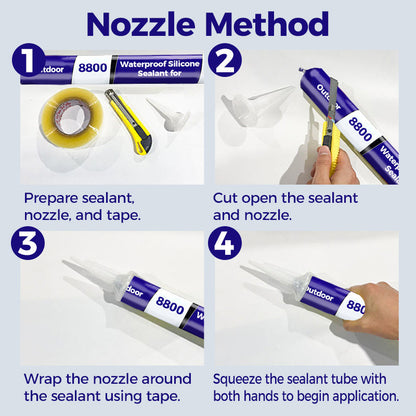 🔥2025 New Upgrades🔥Waterproof Silicone Sealant for Indoor & Outdoor