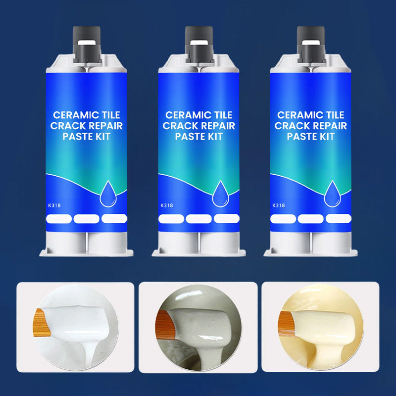 🪒PVZXR® Worry-Free Helper🏗！Ceramic Tile Crack Repair Paste Kit