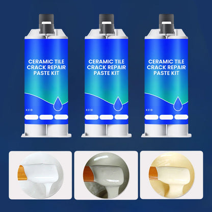 🪒PVZXR® Worry-Free Helper🏗！Ceramic Tile Crack Repair Paste Kit