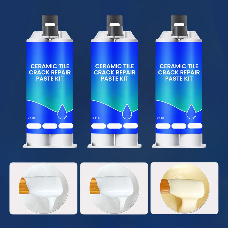 🪒PVZXR® Worry-Free Helper🏗！Ceramic Tile Crack Repair Paste Kit