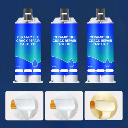 🪒PVZXR® Worry-Free Helper🏗！Ceramic Tile Crack Repair Paste Kit