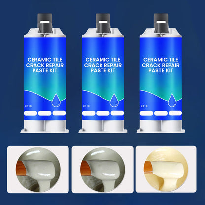 🪒PVZXR® Worry-Free Helper🏗！Ceramic Tile Crack Repair Paste Kit