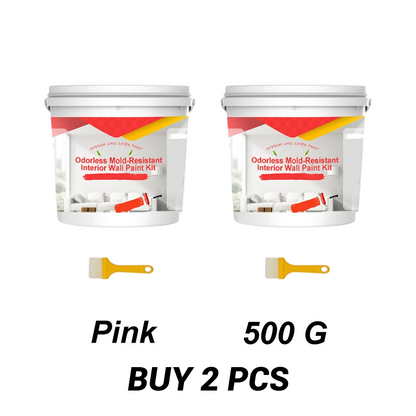 Odorless Mold-Resistant Interior Wall Paint Kit