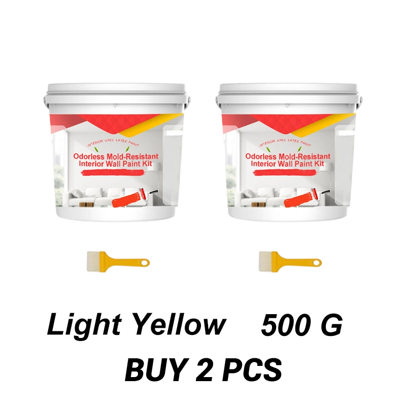 Odorless Mold-Resistant Interior Wall Paint Kit