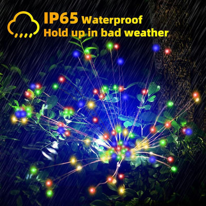 🔥Waterproof Solar Garden Fireworks Lamp