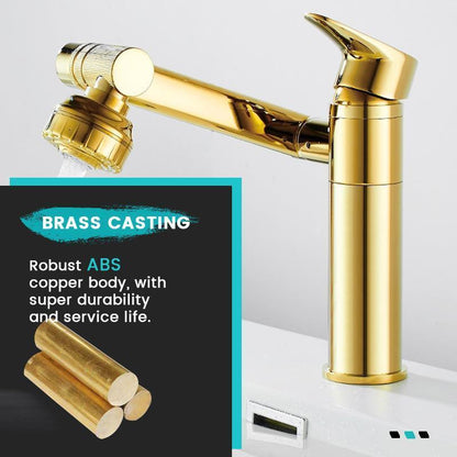 PVZXR®🔥Single Hole Hot And Cold Water Faucet Universal Swivel Basin Faucet