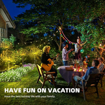 🔥Waterproof Solar Garden Fireworks Lamp