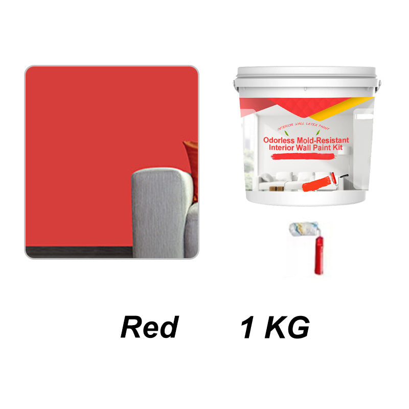 Odorless Mold-Resistant Interior Wall Paint Kit