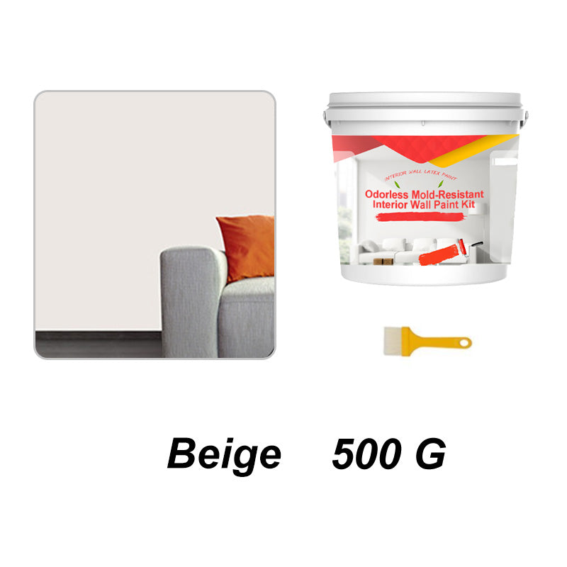 Odorless Mold-Resistant Interior Wall Paint Kit