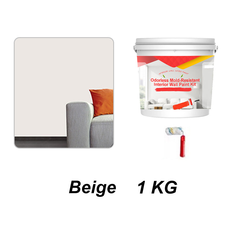 Odorless Mold-Resistant Interior Wall Paint Kit