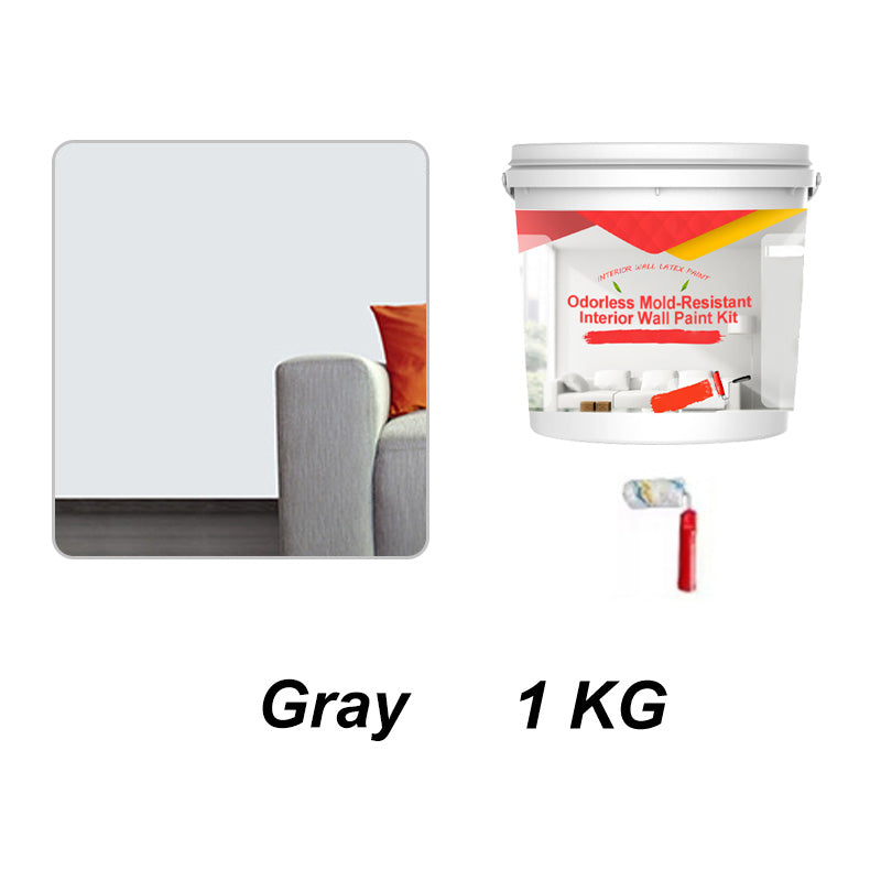 Odorless Mold-Resistant Interior Wall Paint Kit