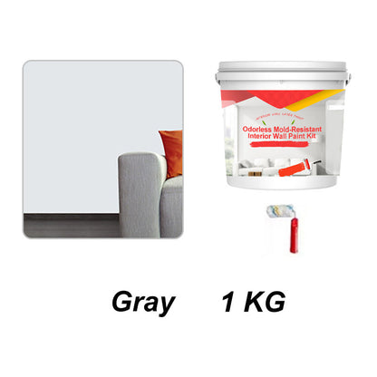 Odorless Mold-Resistant Interior Wall Paint Kit
