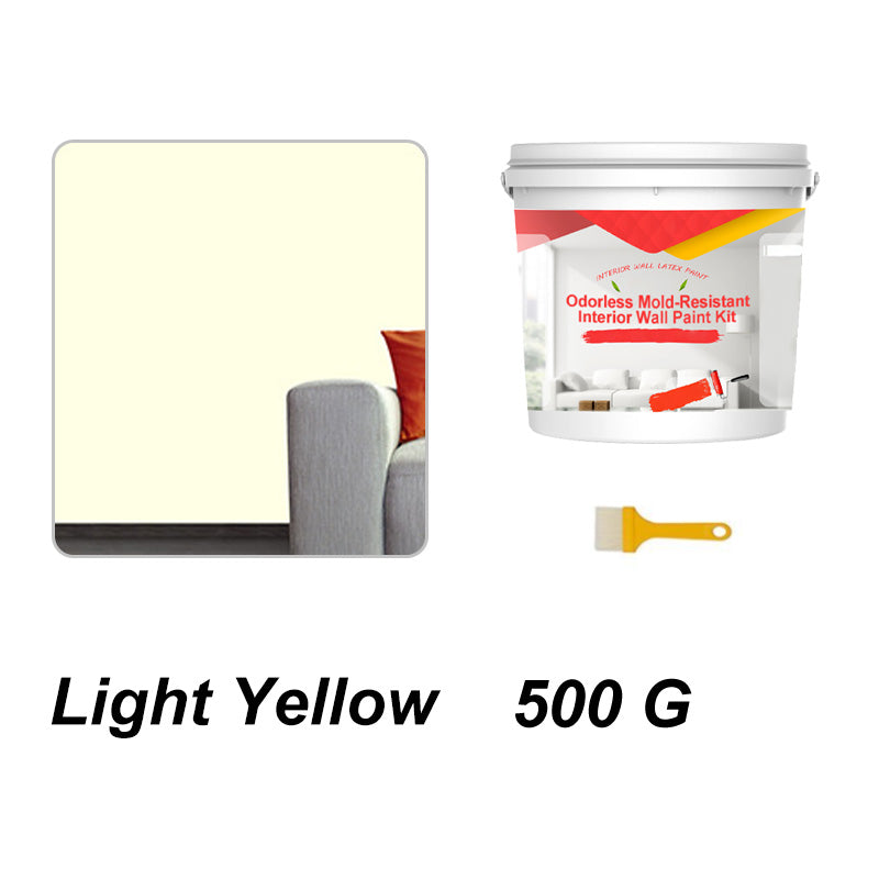 Odorless Mold-Resistant Interior Wall Paint Kit