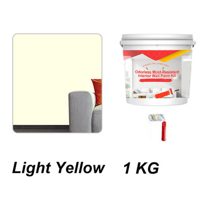 Odorless Mold-Resistant Interior Wall Paint Kit