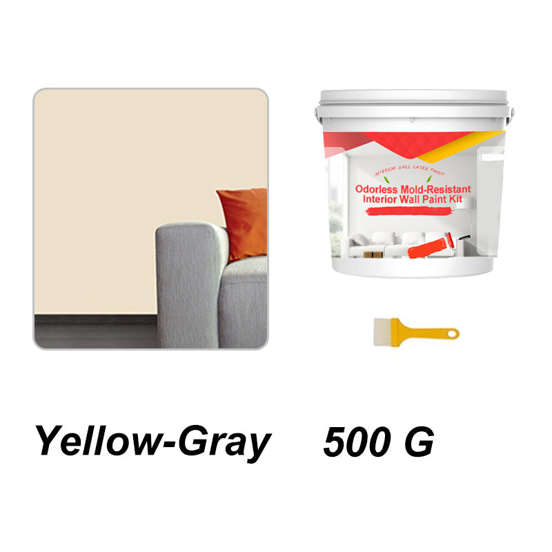 Odorless Mold-Resistant Interior Wall Paint Kit