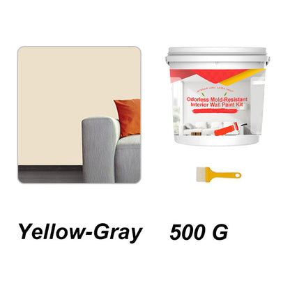 Odorless Mold-Resistant Interior Wall Paint Kit